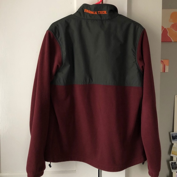 Virginia Tech Hokies Columbia Fleece Coat Jacket - Picture 2 of 4